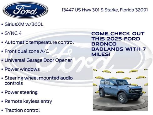 New 2025 Ford Bronco Badlands image 25