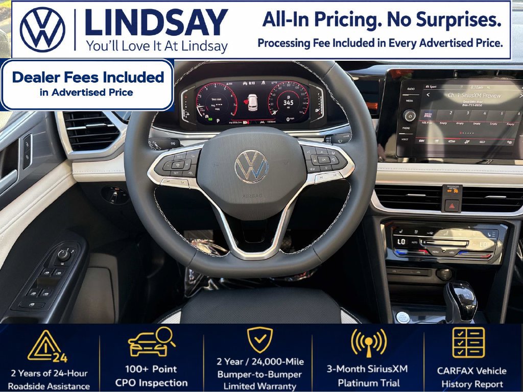 Certified 2025 Volkswagen Taos SEL w/ Black Wheel Plus Package AWD/4WD image 14