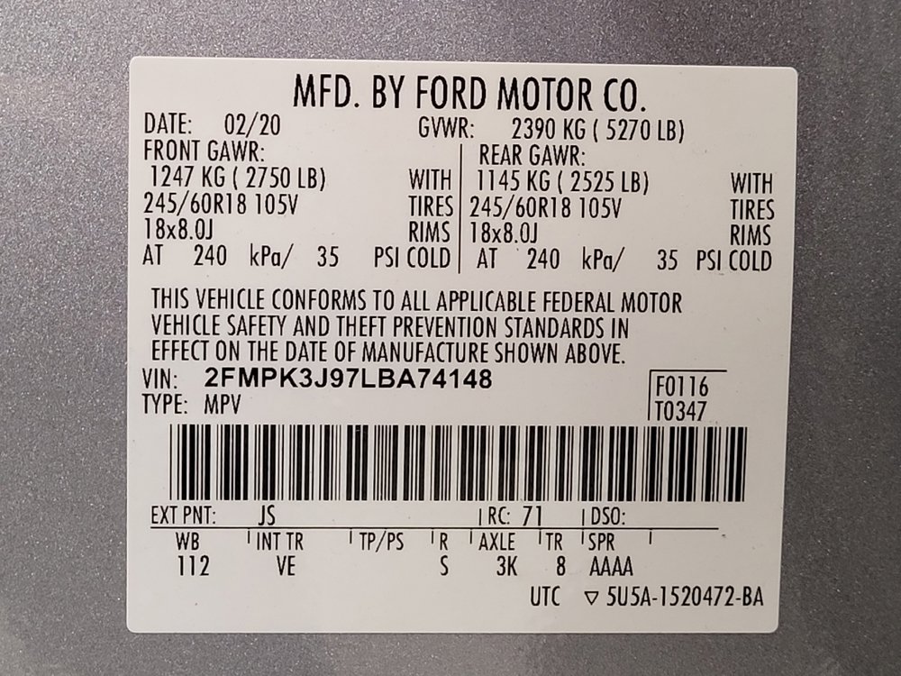 Used 2020 Ford Edge SEL FWD image 33