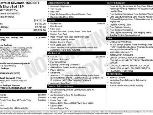 New 2026 Chevrolet Silverado 1500 RST AWD/4WD image 16