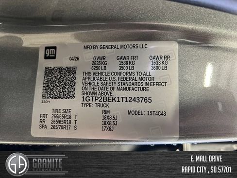 New 2026 GMC Canyon Elevation w/ Convenience Package AWD/4WD image 30