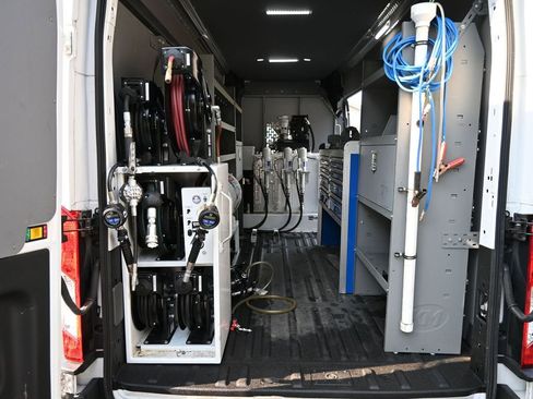 Used 2023 Ford Transit 350 148 High Roof Extended DRW w/ Upfitter Package AWD/4WD image 38