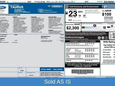 Used 2013 Ford Taurus Limited image 31