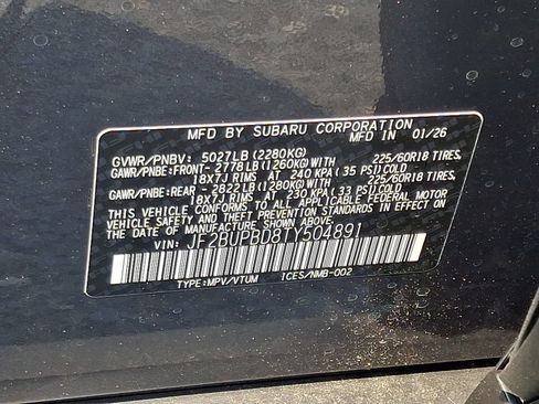 New 2026 Subaru Outback Premium AWD/4WD image 12