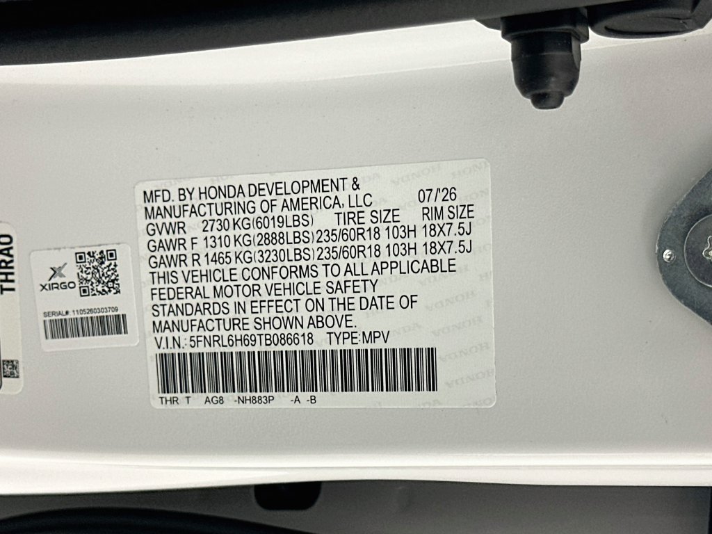 New 2026 Honda Odyssey EX-L image 24