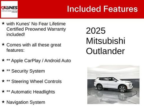 Used 2025 Mitsubishi Outlander AWD image 4