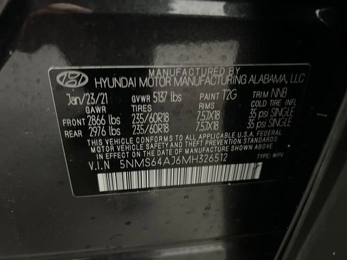 Used 2021 Hyundai Santa Fe SEL w/ Convenience Package image 34