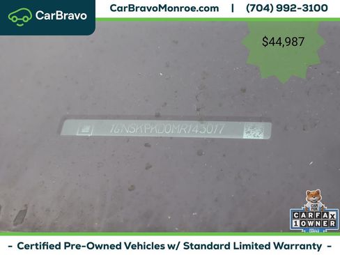 Certified 2021 Chevrolet Tahoe Z71 w/ Z71 Signature Package AWD/4WD image 14