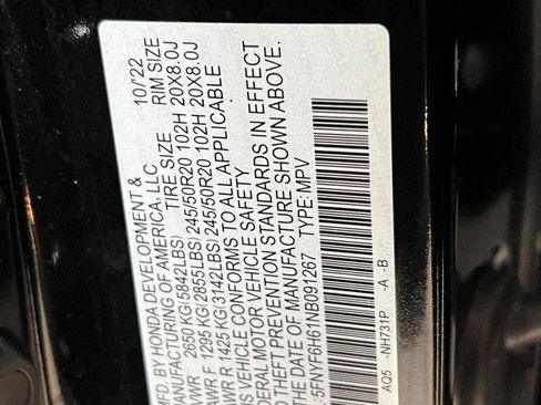 Used 2022 Honda Pilot Touring image 14