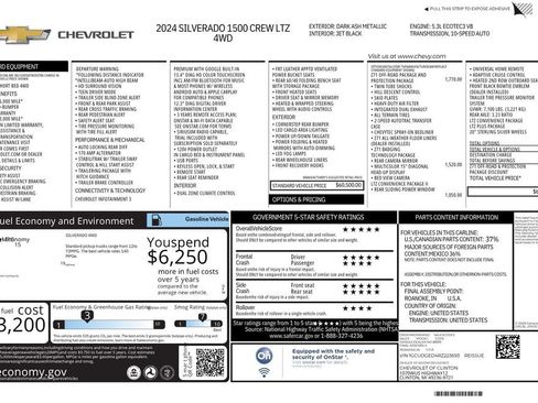 Used 2024 Chevrolet Silverado 1500 LTZ AWD/4WD image 2
