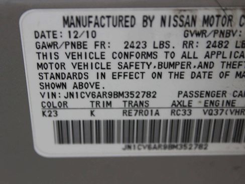 Used 2011 INFINITI G37 x Sedan w/ Premium Pkg image 10