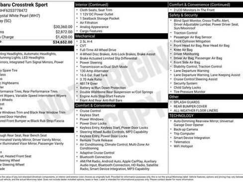 Certified 2025 Subaru Crosstrek 2.5i Sport AWD/4WD image 5