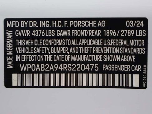 Used 2024 Porsche 911 Carrera S image 34