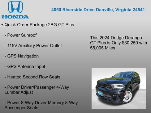 Used 2024 Dodge Durango GT AWD/4WD image 12