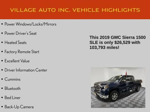 Used 2019 GMC Sierra 1500 SLE w/ SLE Value Package AWD/4WD image 14