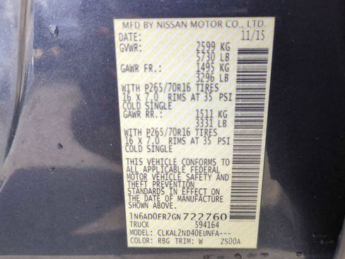 Used 2016 Nissan Frontier SV w/ SV Value Truck Package image 29