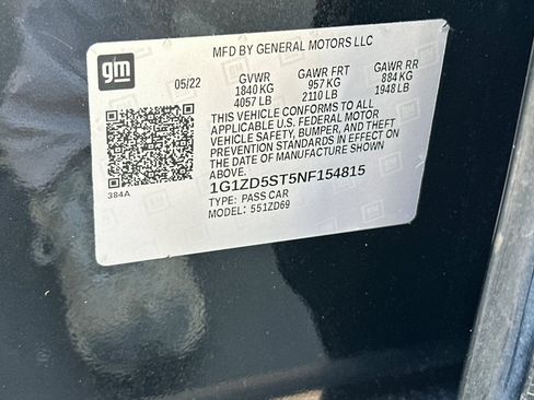 Used 2022 Chevrolet Malibu LT FWD image 24