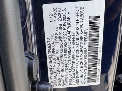 Used 2022 Honda Passport EX-L image 47