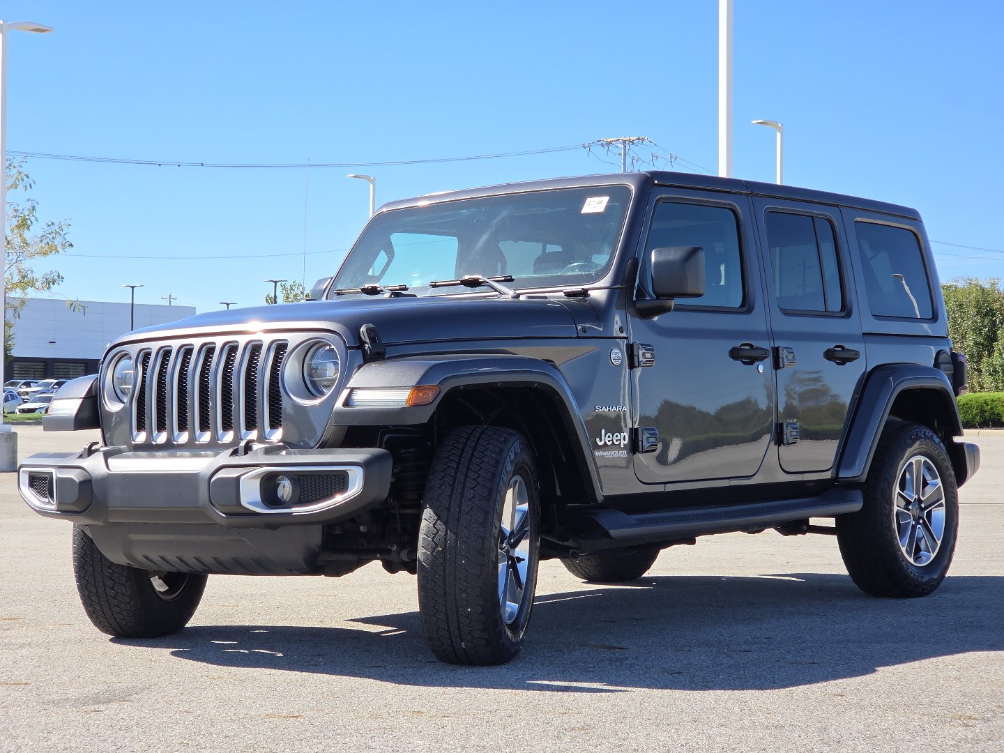 Used 2020 Jeep Wrangler Unlimited Sahara w/ LED Lighting Group AWD/4WD image 12