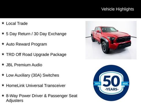 Used 2025 Toyota Tacoma TRD Off-Road w/ TRD Off Road Upgrade Package AWD/4WD image 8