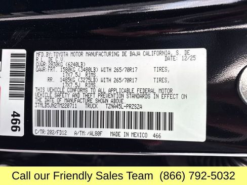 New 2026 Toyota Tacoma TRD Off-Road w/ TRD Off Road Upgrade Package image 26