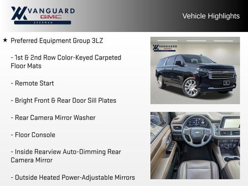 Used 2023 Chevrolet Suburban High Country w/ LPO, Illumination Package image 11