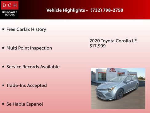 Used 2020 Toyota Corolla LE image 4