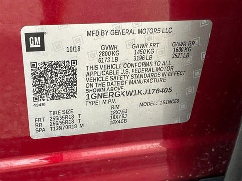 Certified 2019 Chevrolet Traverse LT image 24