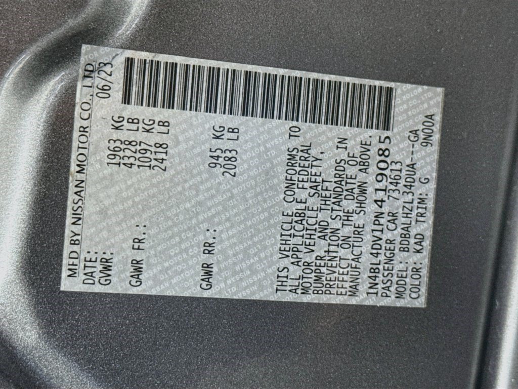 Used 2023 Nissan Altima 2.5 SV FWD image 39