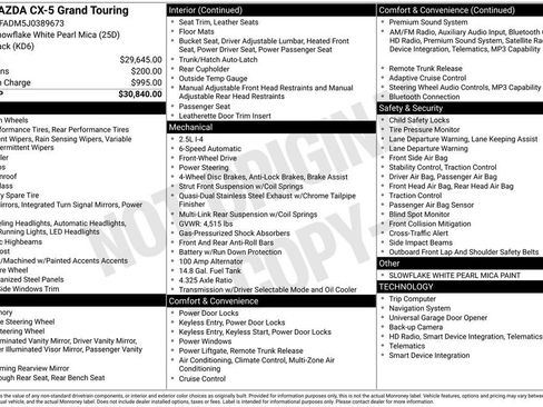 Used 2018 MAZDA CX-5 Grand Touring image 2