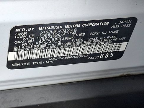 Used 2022 Mitsubishi Outlander SEL Black Edition AWD/4WD image 32