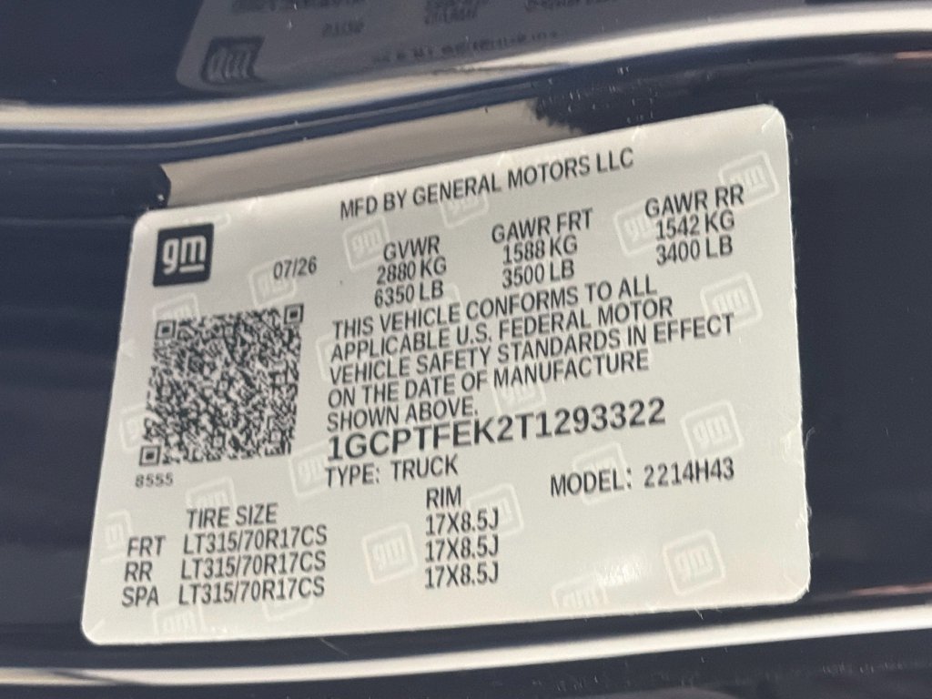 New 2026 Chevrolet Colorado ZR2 w/ ZR2 Bison Edition AWD/4WD image 28