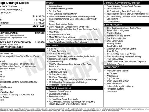 Used 2019 Dodge Durango Citadel w/ Technology Group image 6