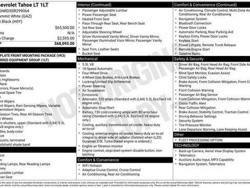 Certified 2025 Chevrolet Tahoe LT AWD/4WD image 48
