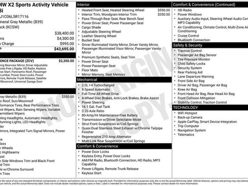 Used 2020 BMW X2 xDrive28i w/ Convenience Package image 36