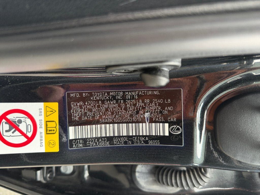 Used 2016 Lexus ES 350 w/ Navigation System Package FWD image 37