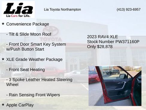 Used 2023 Toyota RAV4 XLE w/ Convenience Package AWD/4WD image 7