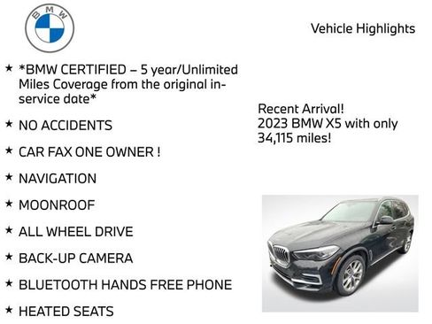 Certified 2023 BMW X5 xDrive40i w/ Premium Package image 4