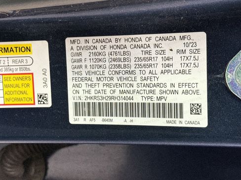 Certified 2024 Honda CR-V LX image 20