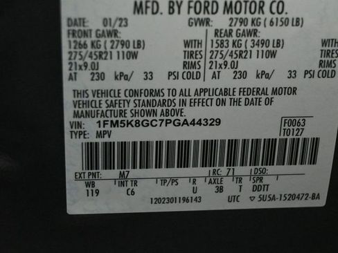 Used 2023 Ford Explorer ST w/ Equipment Group 401A image 38