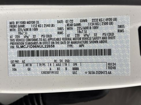 Used 2022 Lincoln Corsair AWD w/ Equipment Group 101A image 39