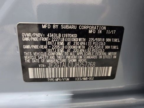 Used 2018 Subaru Crosstrek 2.0i Limited AWD/4WD image 37