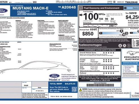 New 2026 Ford Mustang Mach-E Select w/ Comfort Package Lite AWD/4WD image 4
