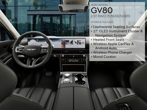 New 2026 Genesis GV80 2.5T RWD image 17