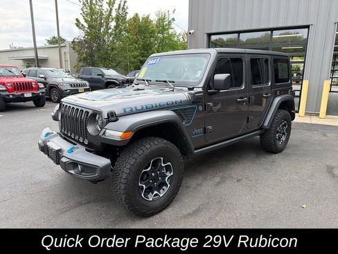 Used 2023 Jeep Wrangler Unlimited Rubicon 4xe w/ Dual Top Group AWD/4WD image 9