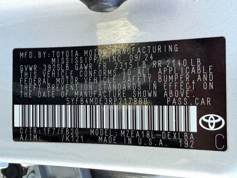 Used 2024 Toyota Corolla LE FWD image 24