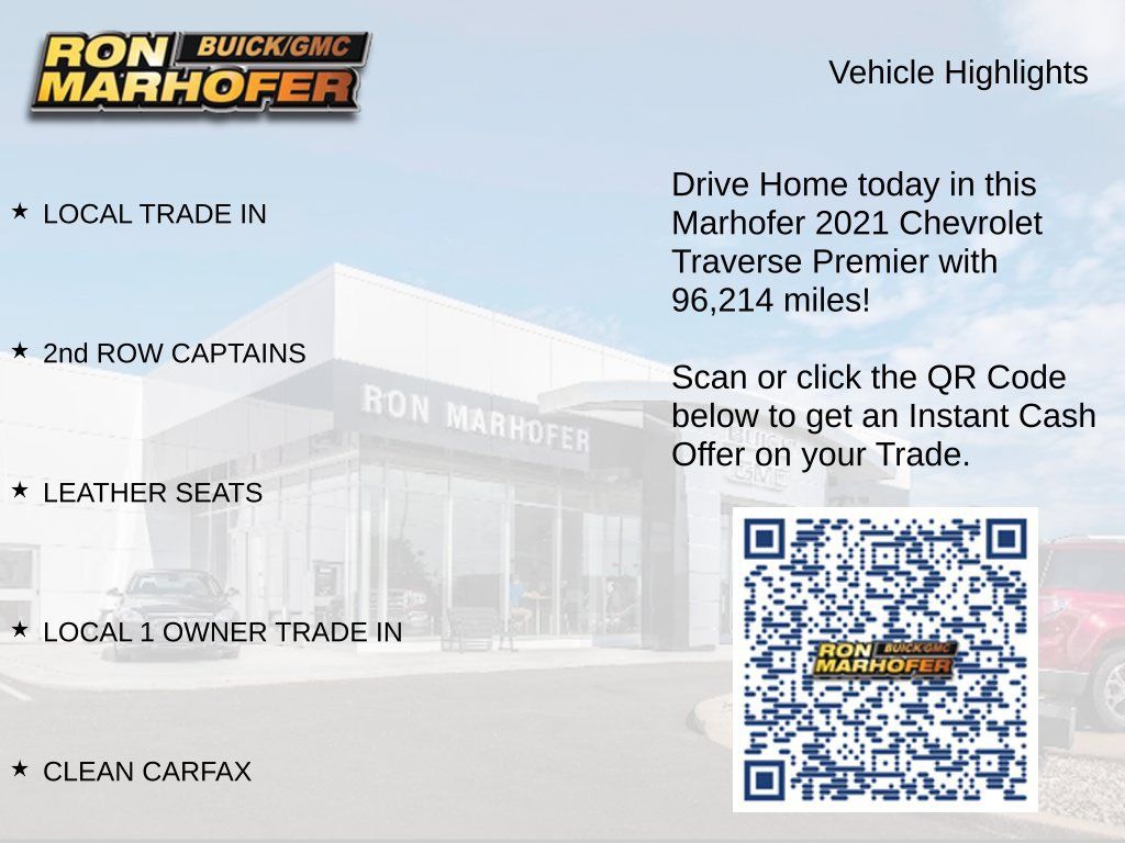 Used 2021 Chevrolet Traverse Premier w/ Redline Edition AWD/4WD image 14