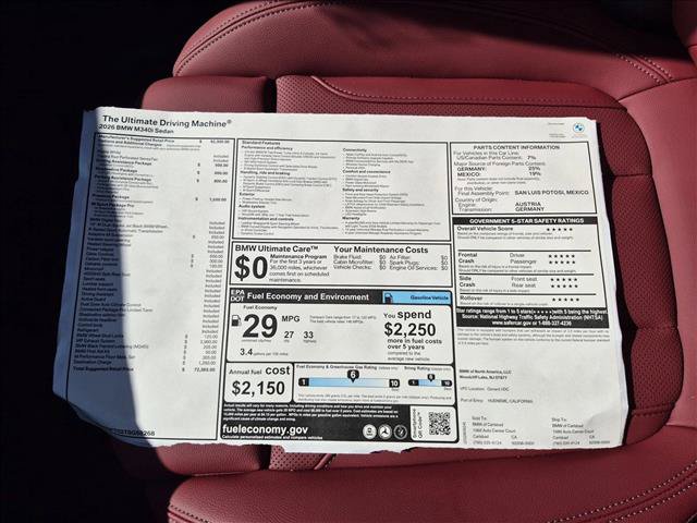 New 2026 BMW M340i RWD image 17