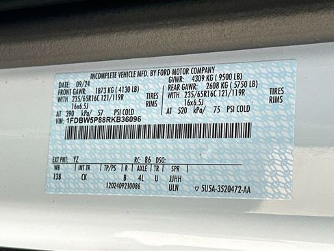New 2024 Ford Transit 350 w/ Interior Upgrade Package RWD image 18