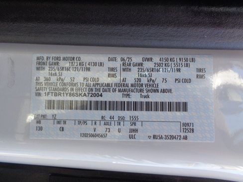 Used 2025 Ford Transit 250 Low Roof w/ Exterior Upgrade Package RWD image 22